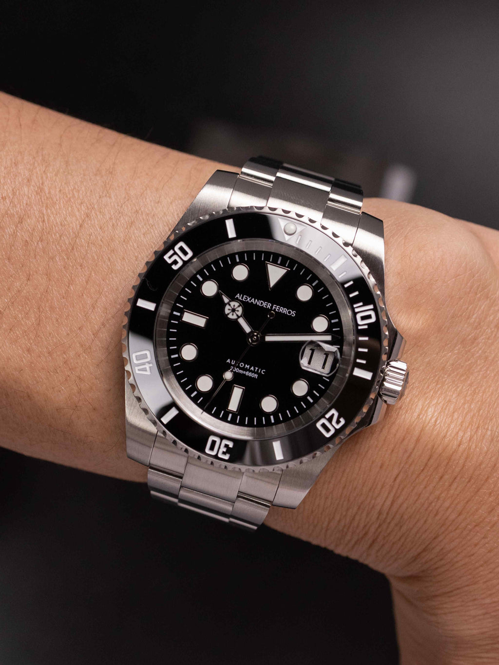 Alexander Ferros Diver - Oyster Black