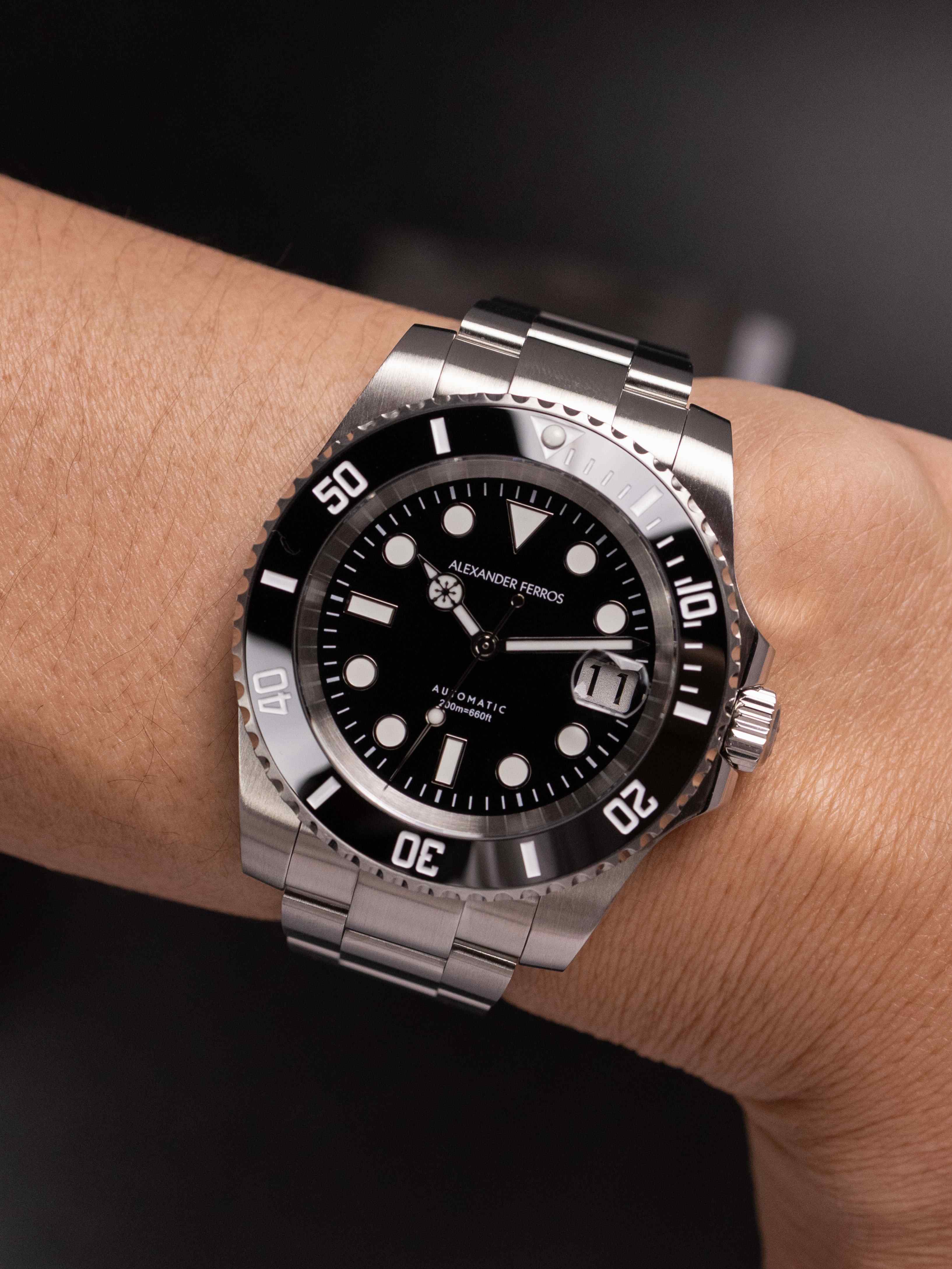 Alexander Ferros Diver - Oyster Black